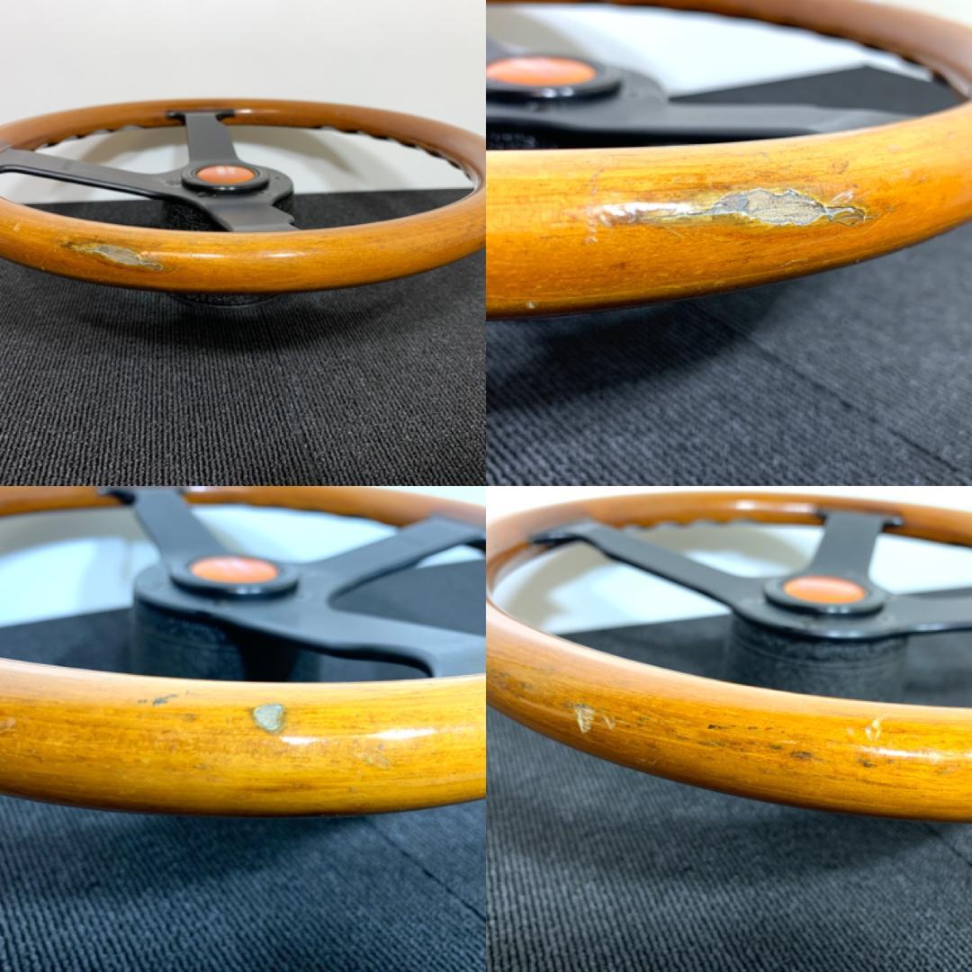 モモ TYP FL35 ウッド ステアリング 34.5Φ 希少 欧州専売モデル