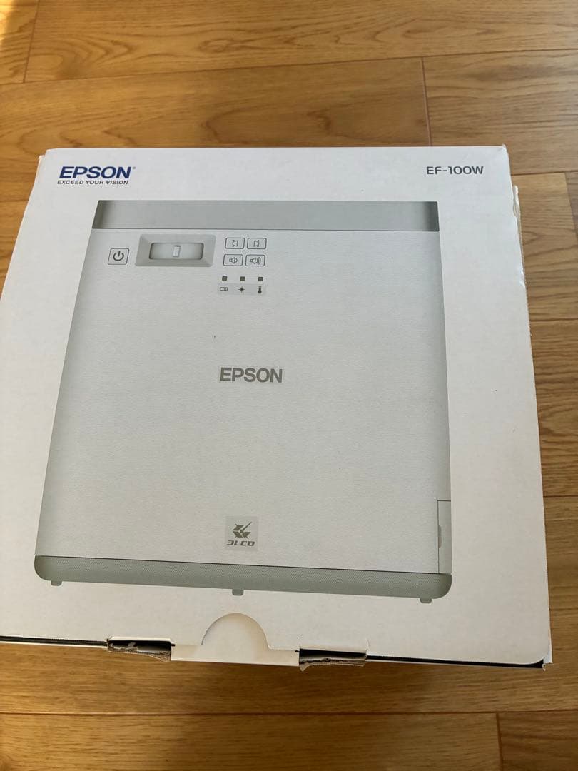 EPSON EF-100W ホームプロジェクター　光源使用時間0H 美品