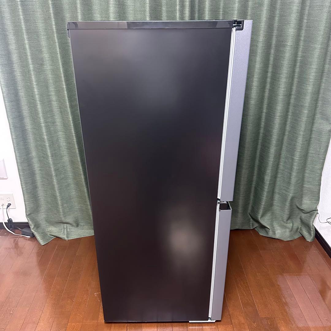 グレー 冷蔵庫 上下二段式 コンパクト 139L