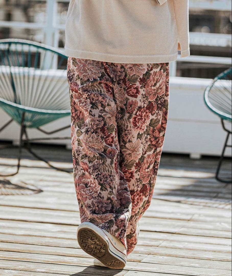 Cambio ワイドストレートパンツ