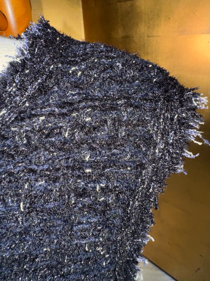 【Reneルネ】新品タグ付定価96,800円ラメ入ニットツイード ワンピース38