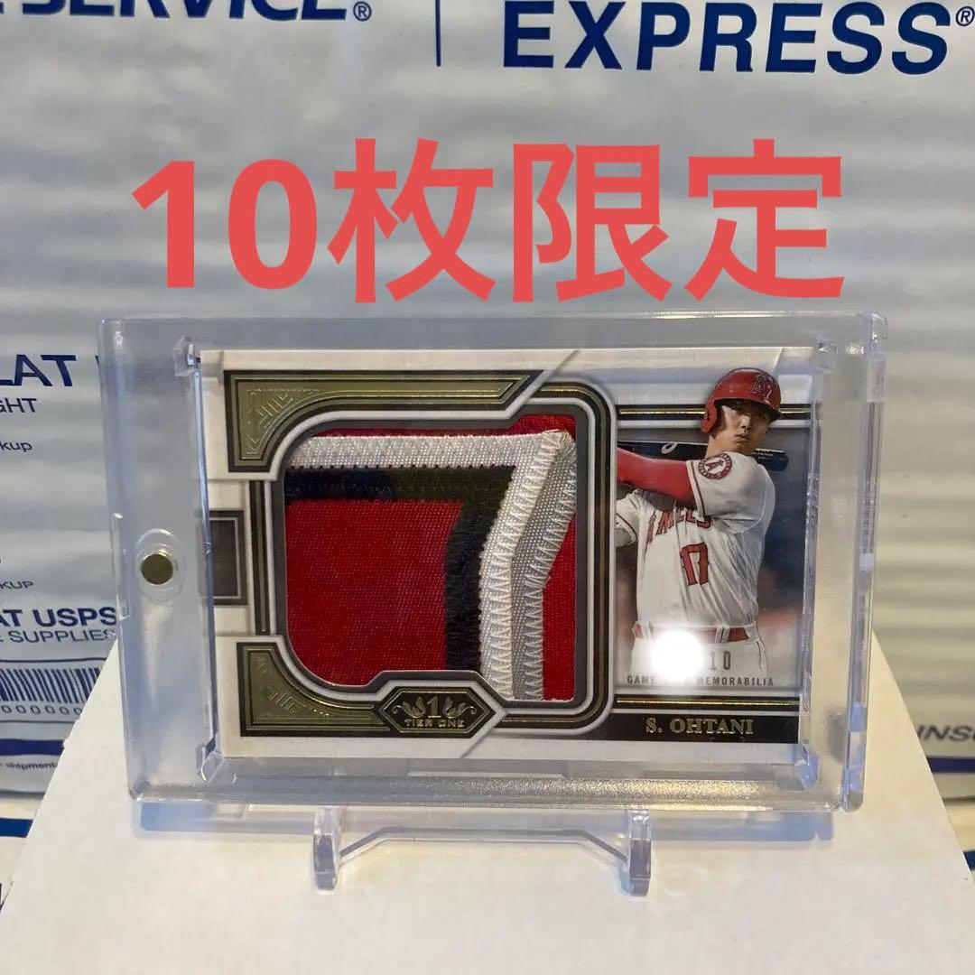大谷翔平 エンゼルス ドジャース 実使用 パッチ topps tier one