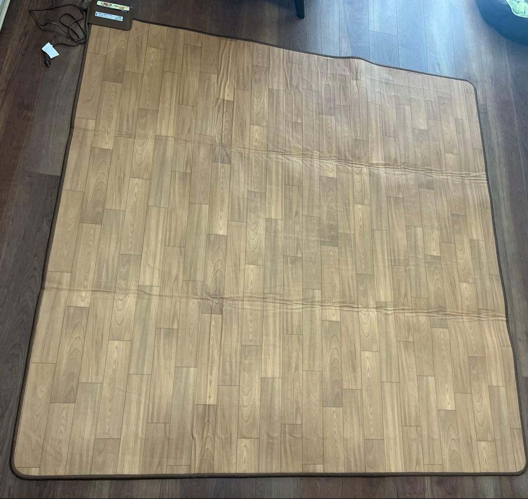 ヤマゼン　フローリング調ホットカーペット　2畳