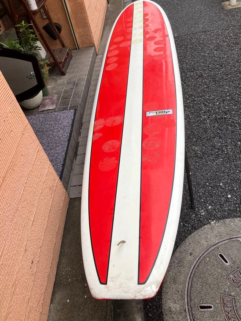 Tiiip MODEL ロングボード 赤白10ft