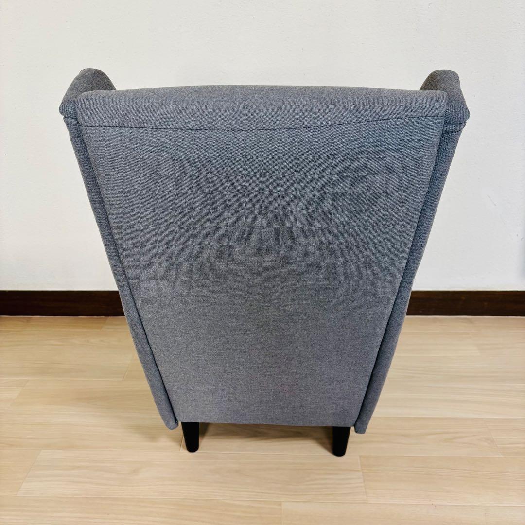 IKEA ストランドモン 子ども用アームチェア、ヴィースレグレー