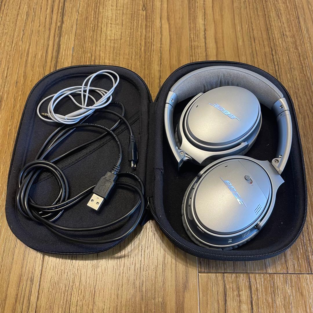 良品！BOSE QUIETCOMFORT35 ll シルバー ボーズ ヘッドホン