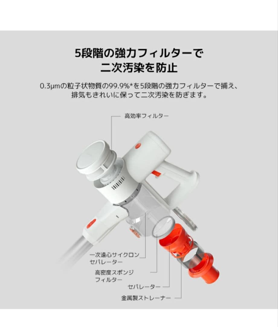 Xiaomi コードレス掃除機 G20 Lite