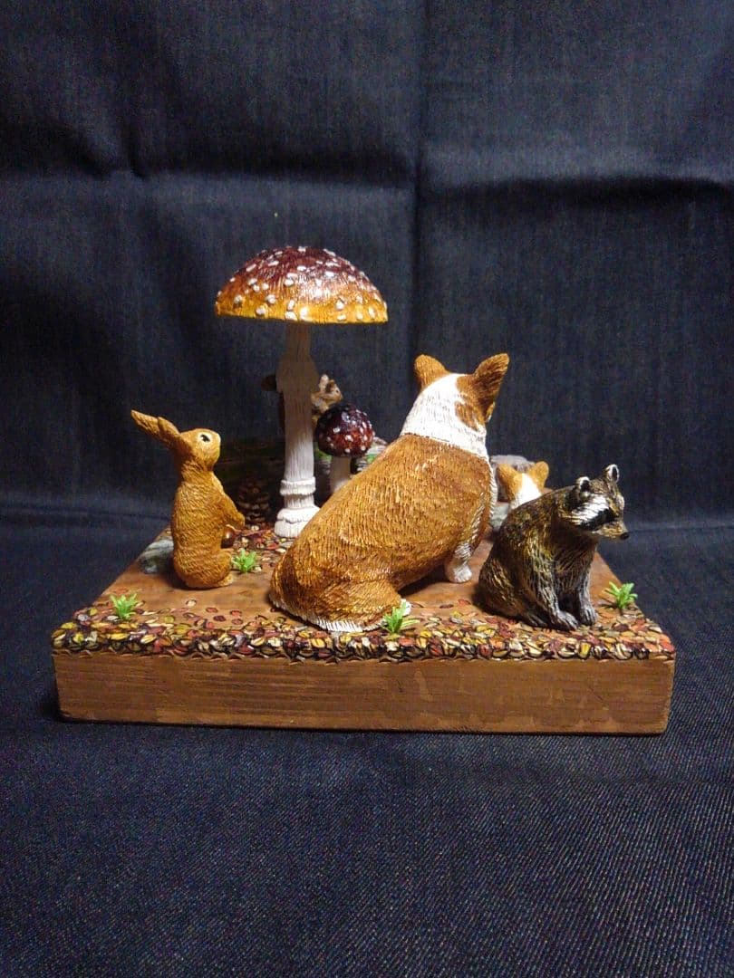 コーギーと森の仲間達