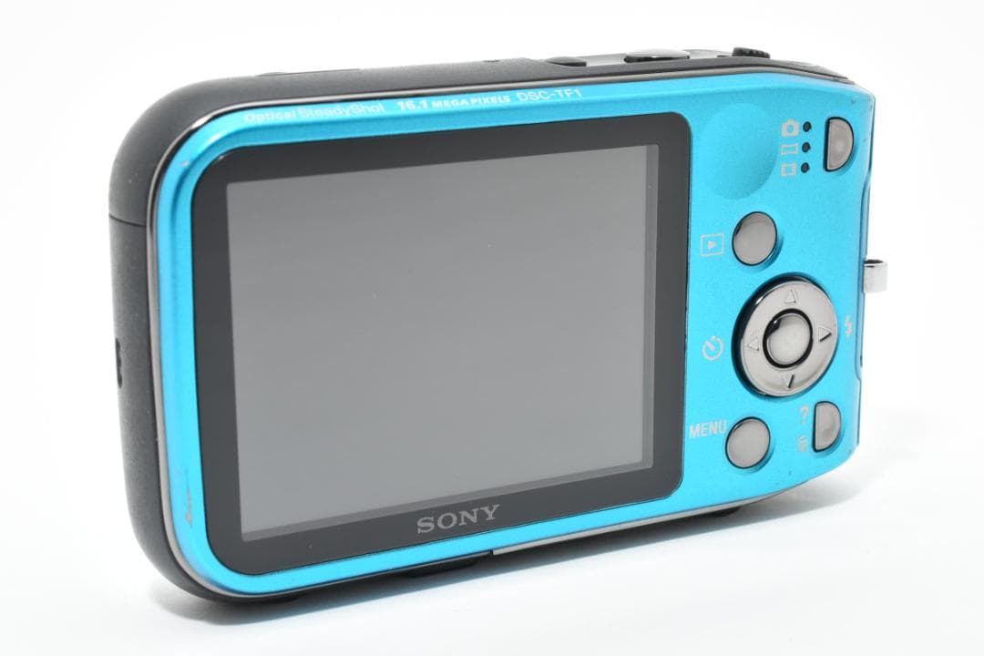 【美品】SONY Cyber-shot DSC-TF1 ブルー　防水・耐衝撃