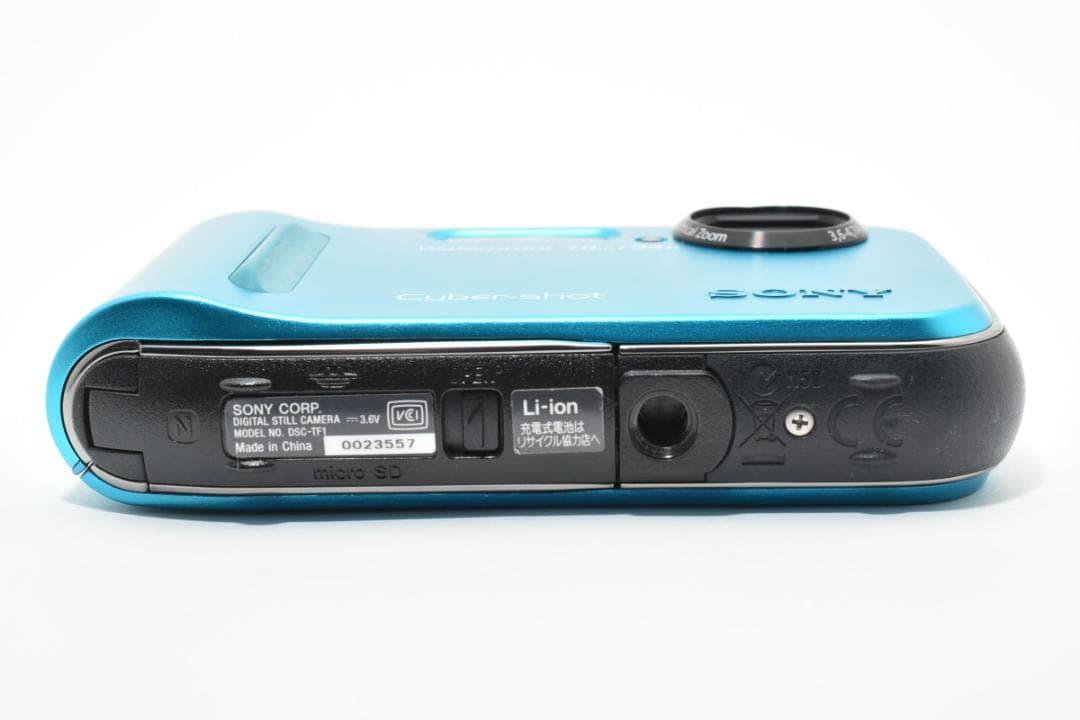 【美品】SONY Cyber-shot DSC-TF1 ブルー　防水・耐衝撃