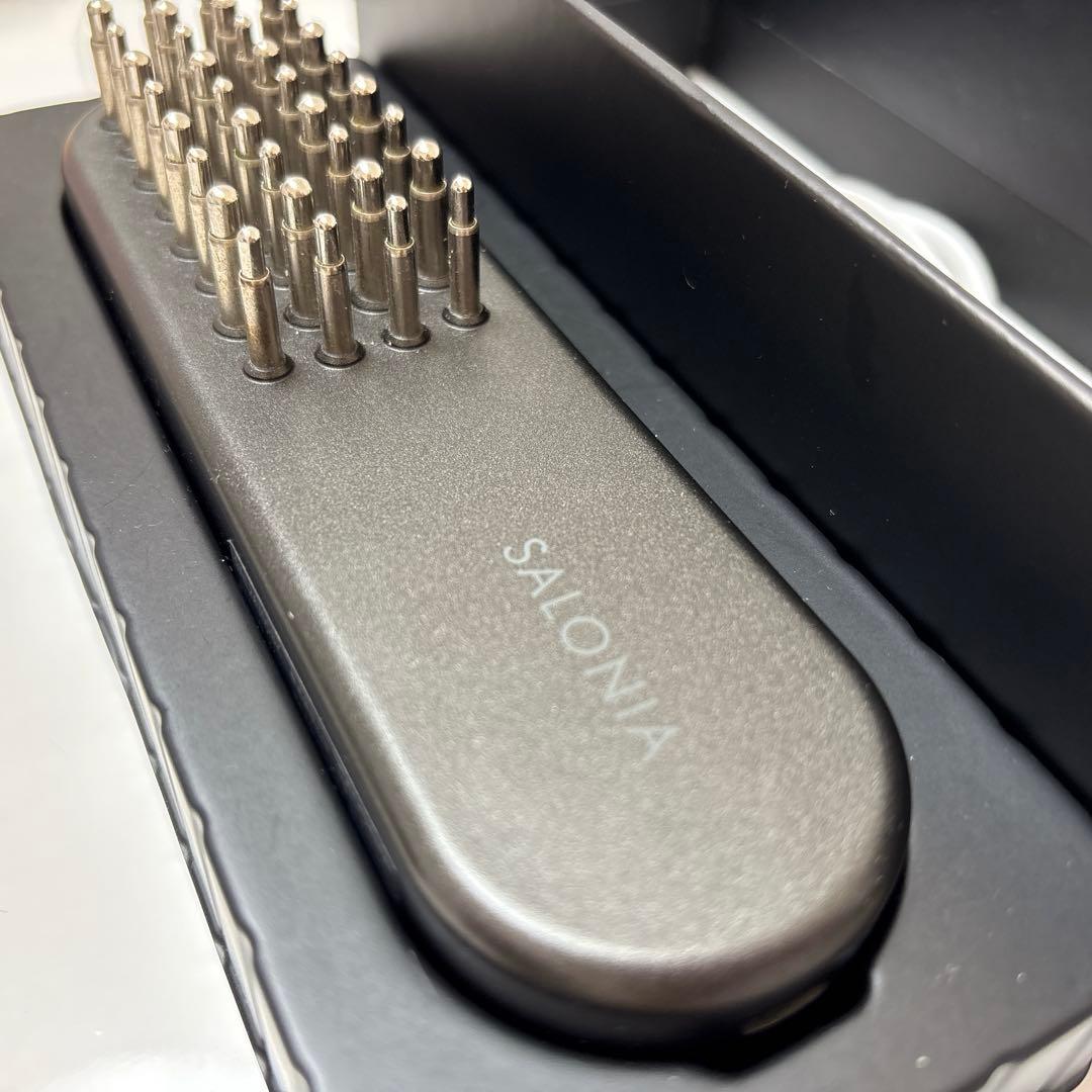 SALONIA サロニア EMS リフトブラシ 3Dケア　ブラック　電気ブラシ