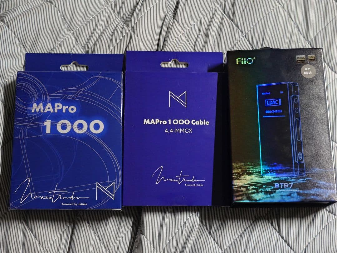 MAPro1000g＋4.4mmバランスケーブル＋Fiio BTR7