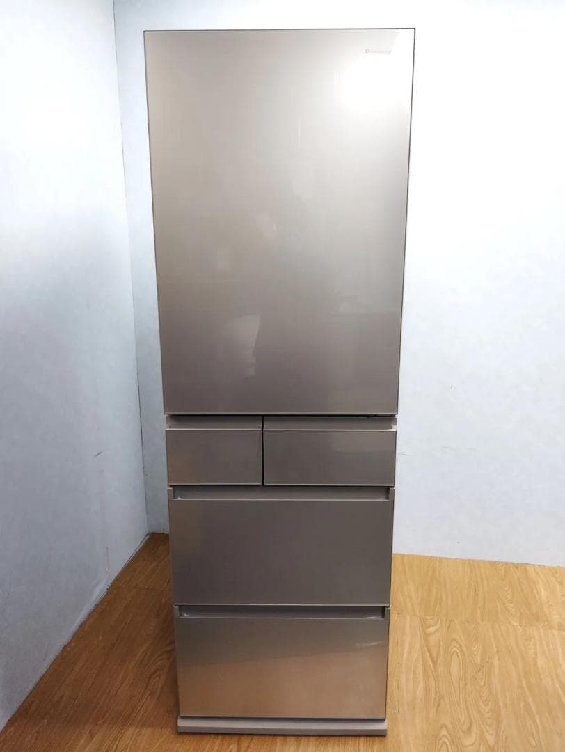 K★042 パナソニック 5ドア冷蔵庫 NR-E458PX-N