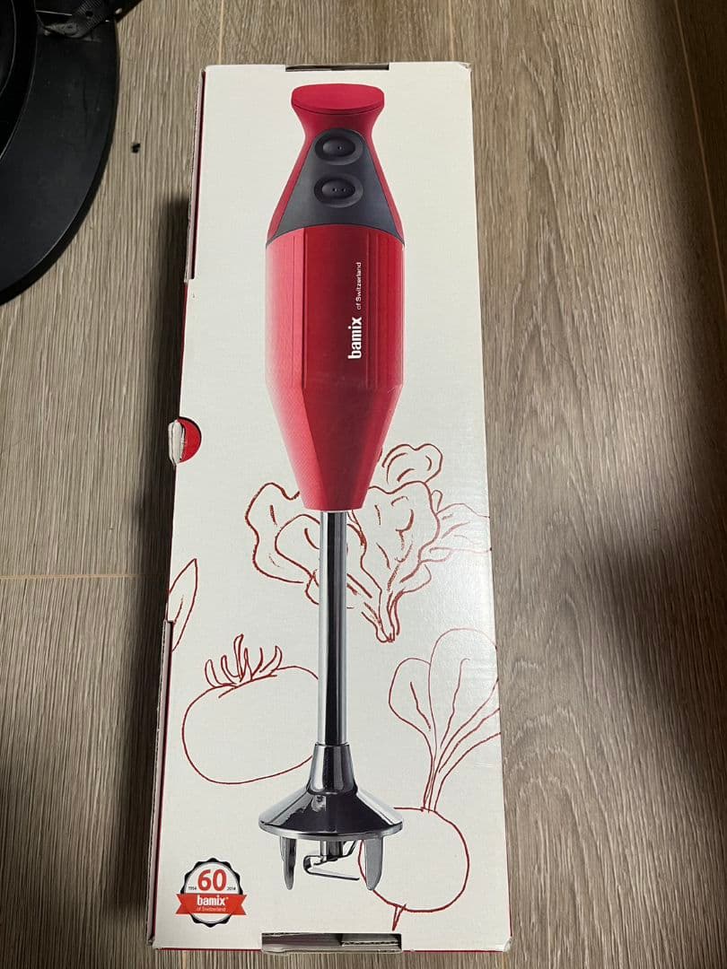 Bamix ハンドブレンダー レッド・ピンク