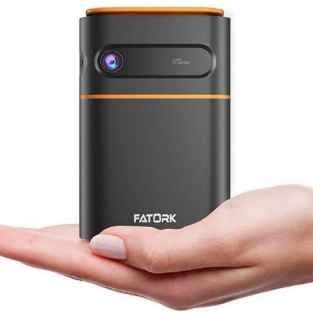 プロジェクターFATORK 5G 小型　スマホ対応 天井 三脚 ほぼ未使用