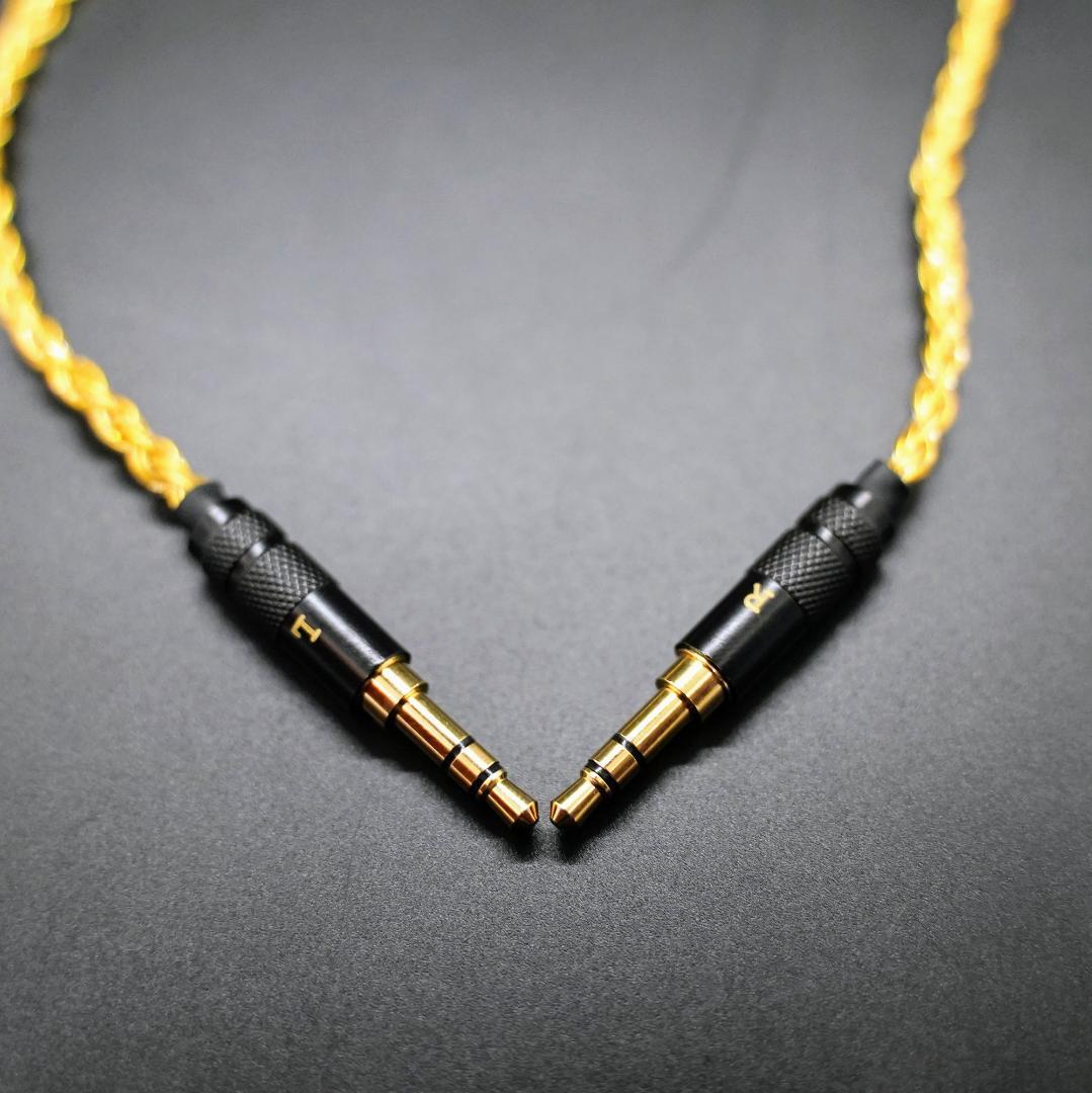 1点のみ!最高スペック16芯 金メッキケーブル ダブル3.5mm/4.4mm