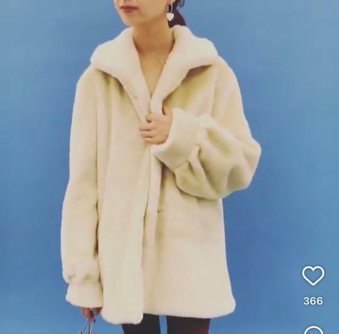 edit for lulu ミンクフェイクファーコート