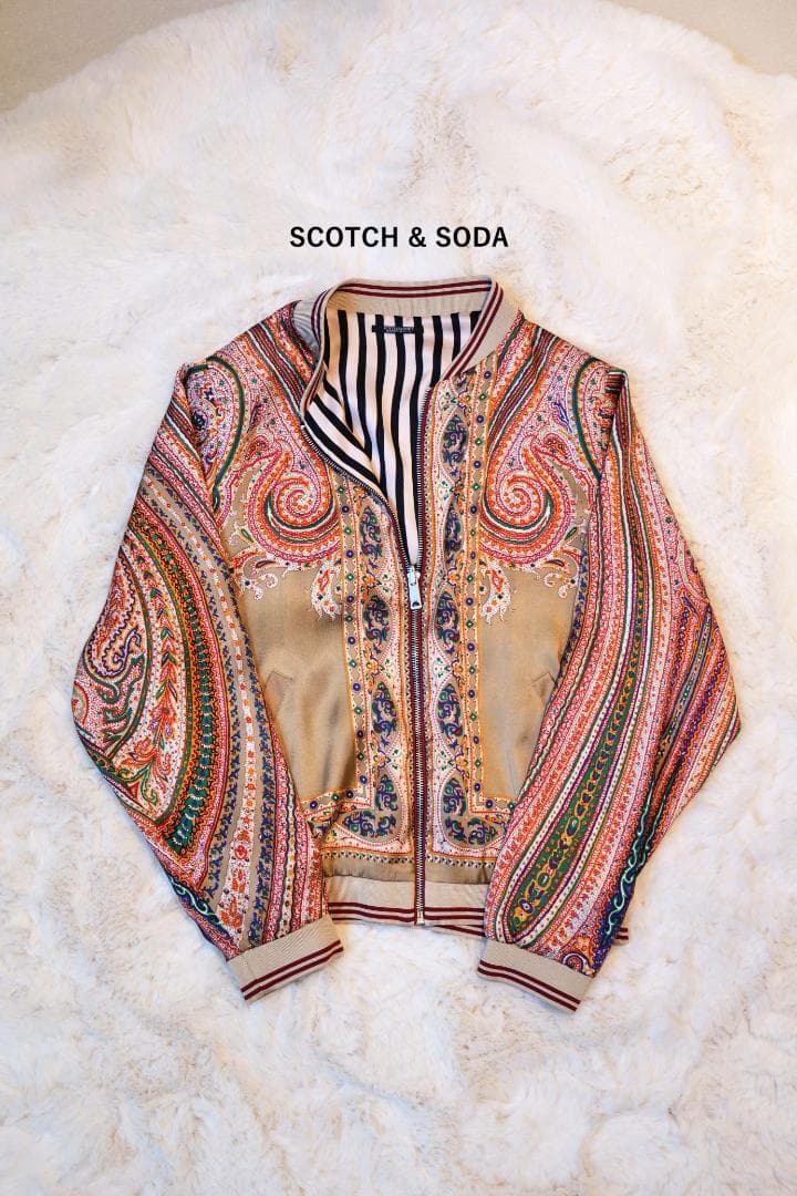 SCOTCH & SODA ペイズリー柄リバーシブル