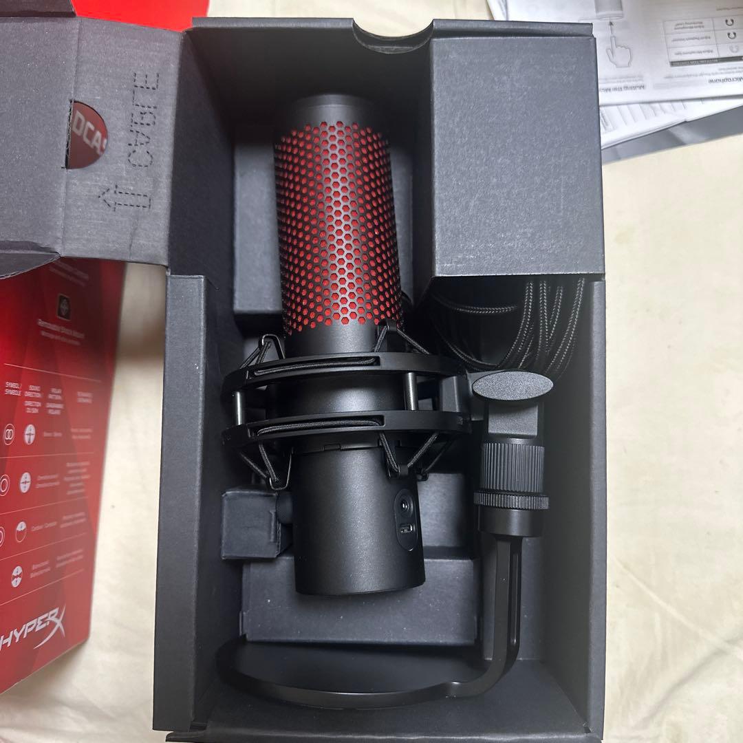 【美品】HyperX QuadCast2 コンデンサーマイク ゲーミングマイク