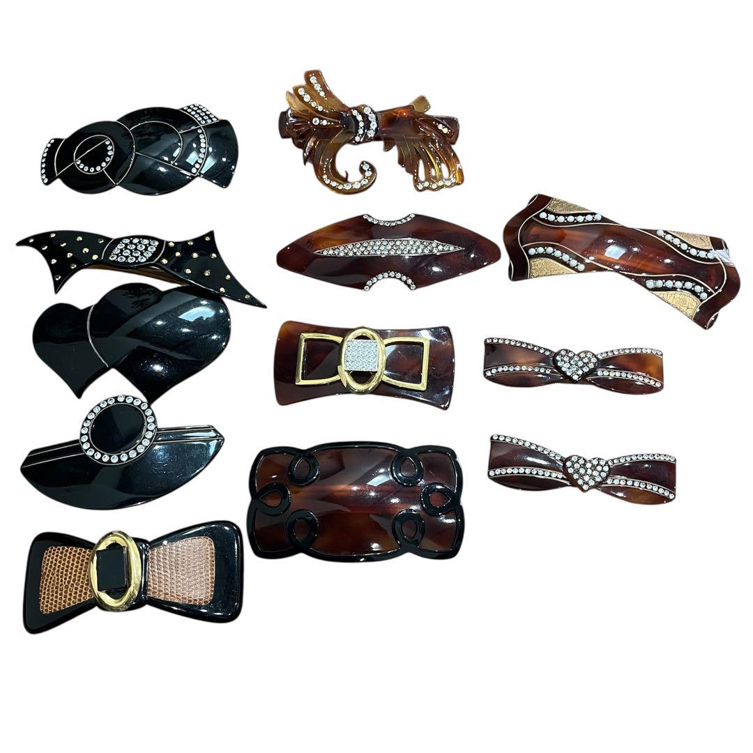 フランス製laurent olivier バレッタ 2点計12点　ヴィンテージ