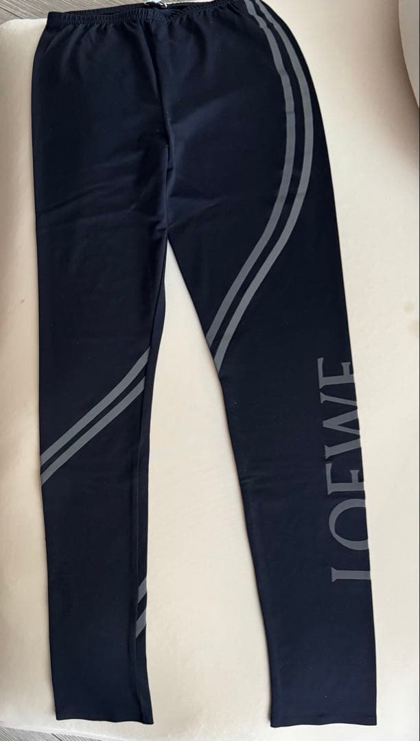 LOEWE (ロエベ) Sサイドロゴ レギンス ボトムス ナイロン