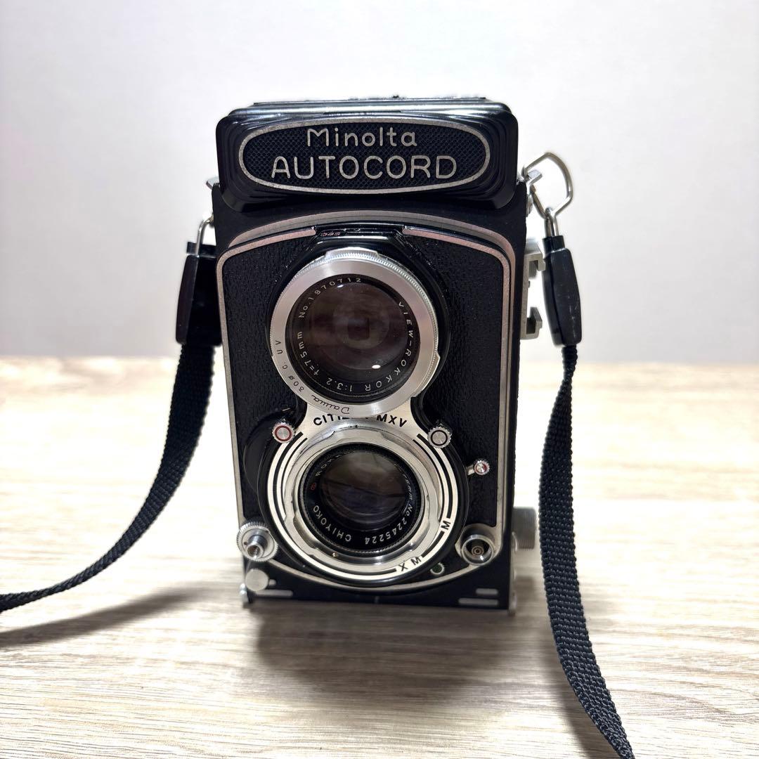 【動作確認済】ミノルタオートコード 二眼レフカメラ レトロ