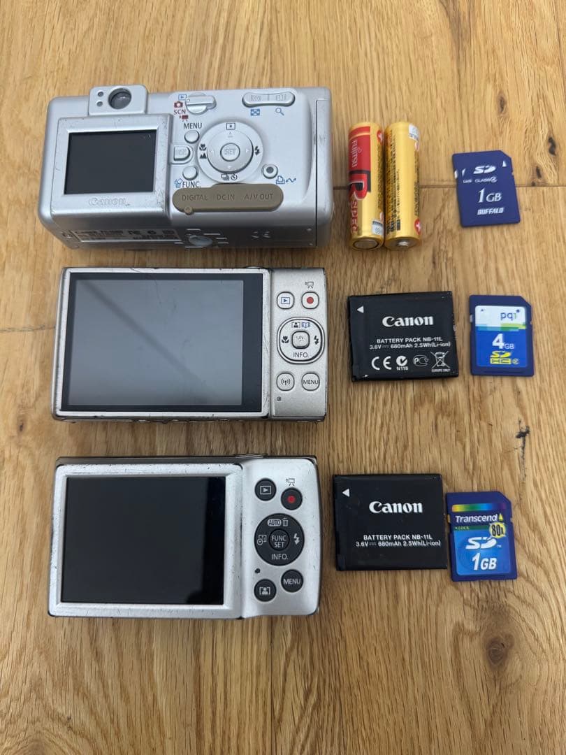 Canon デジカメまとめ売り 3台動作確認