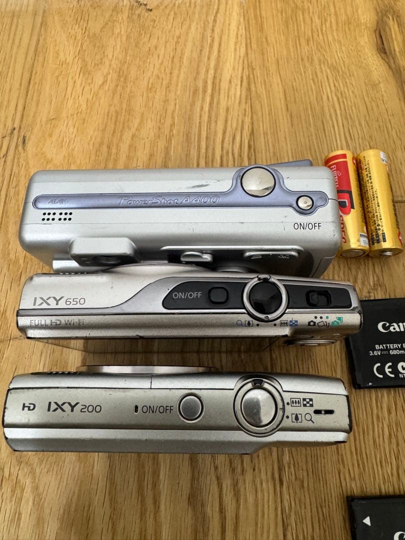 Canon デジカメまとめ売り 3台動作確認