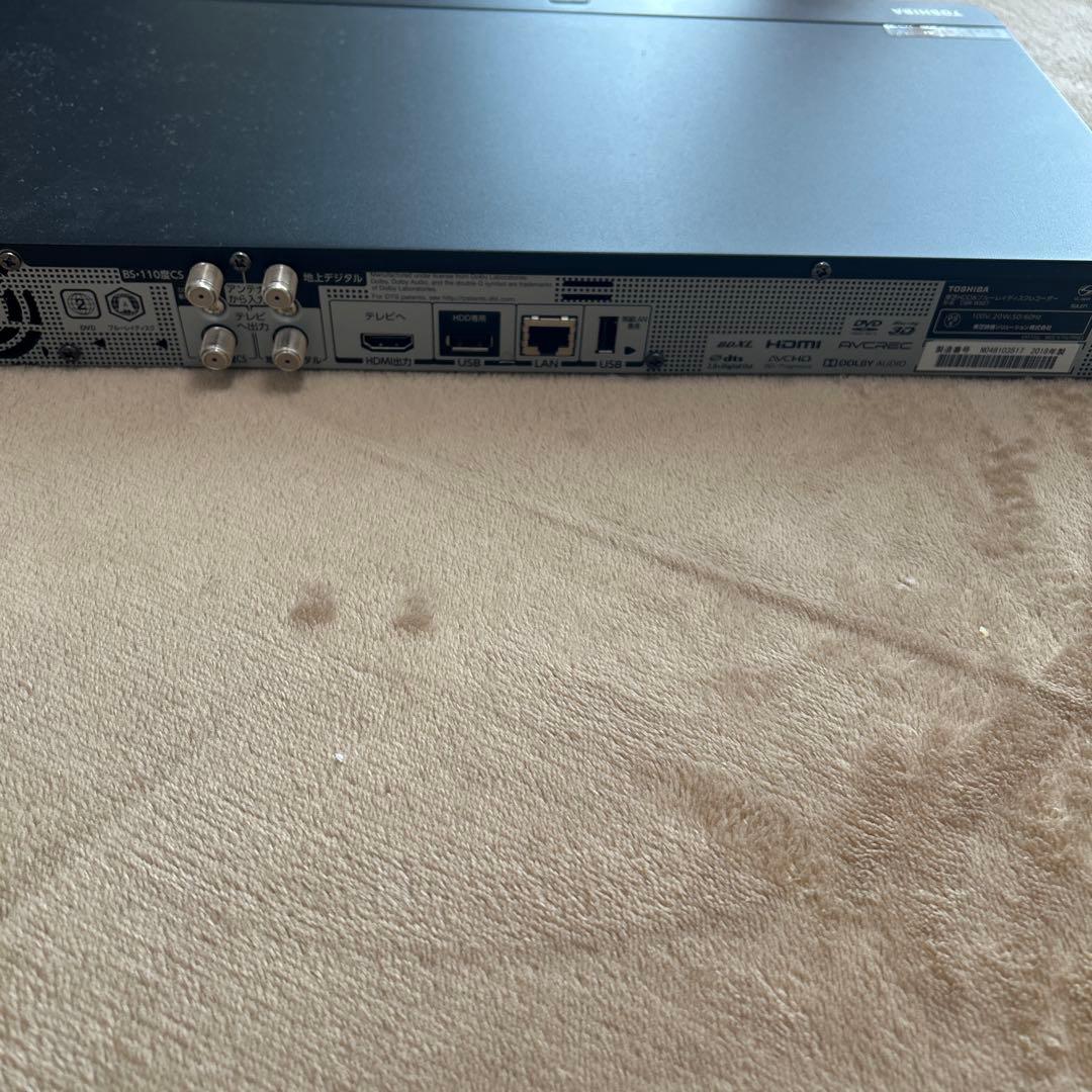 TOSHIBA ブルーレイプレーヤー ブラック