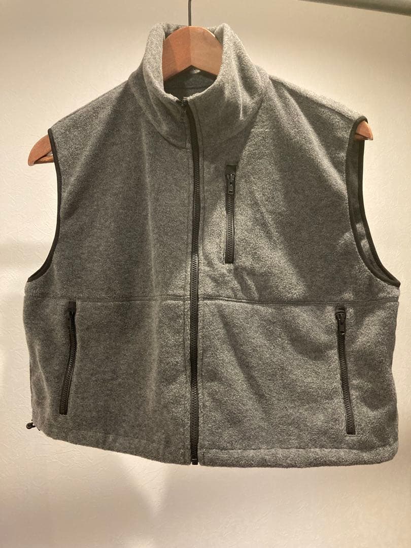 【epa】short fleece vest\"GRY\"