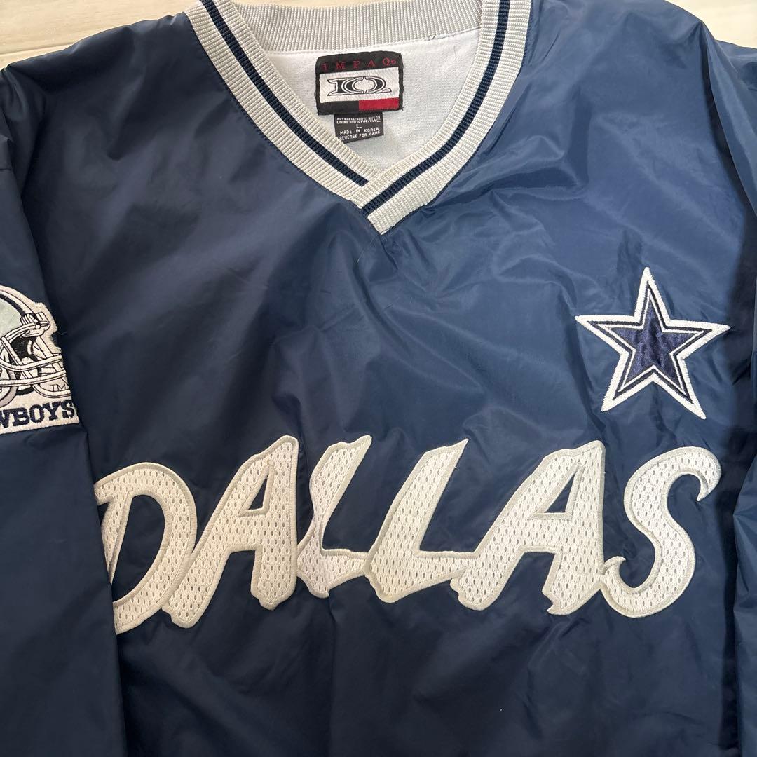 NFL ダラスカウボーイズ　ナイロンプルオーバー