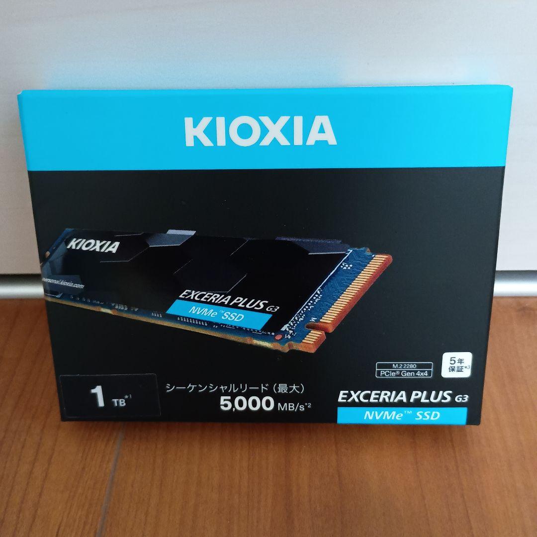 内蔵型SSD KIOXIA EXCERIA PLUS G3 NVMe 1TB