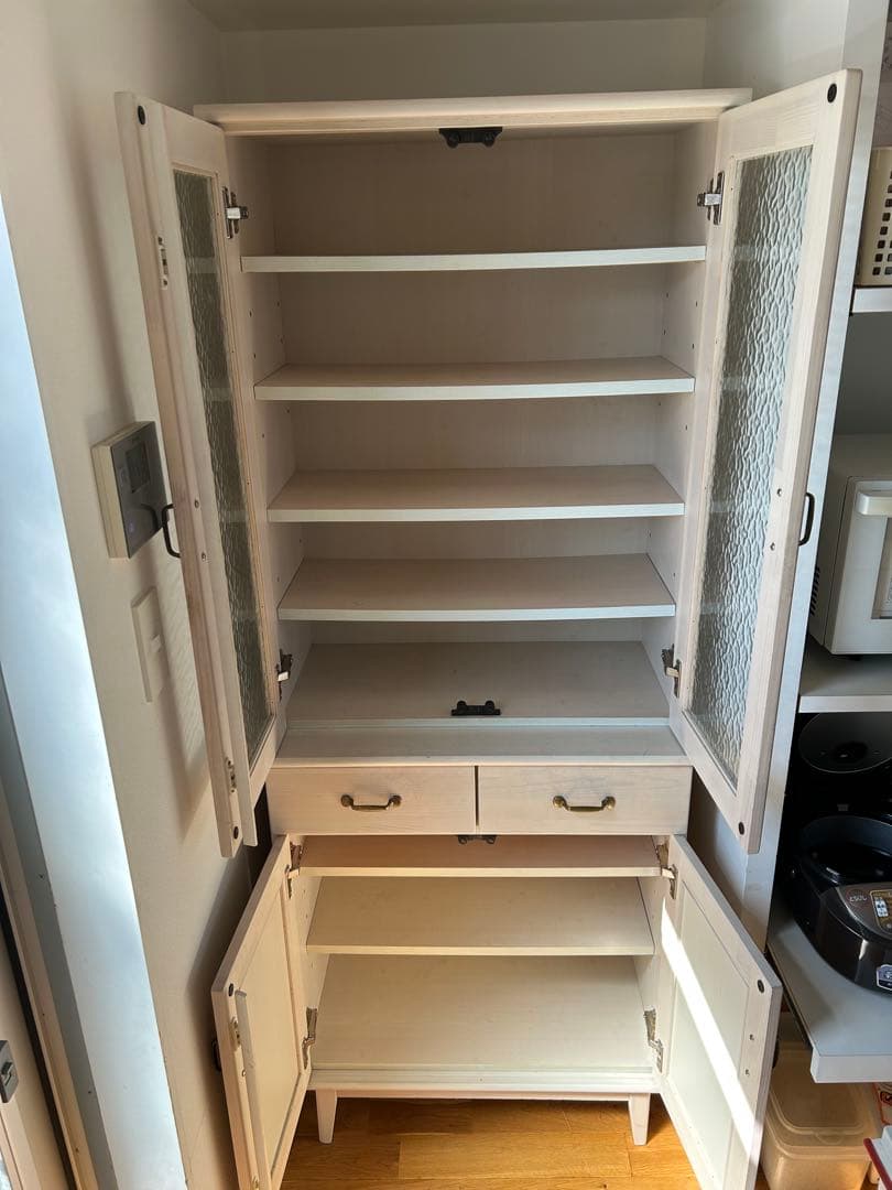 食器棚　マナベインテリアハーツ 【食器類は付属しません】