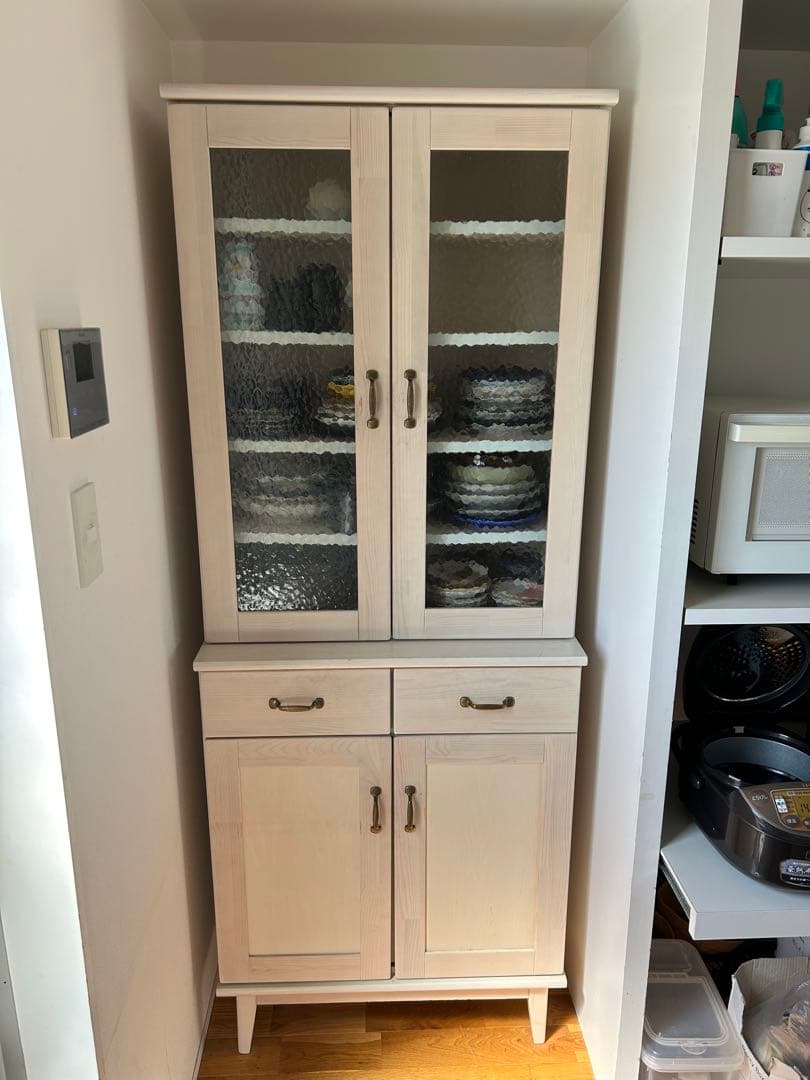 食器棚　マナベインテリアハーツ 【食器類は付属しません】