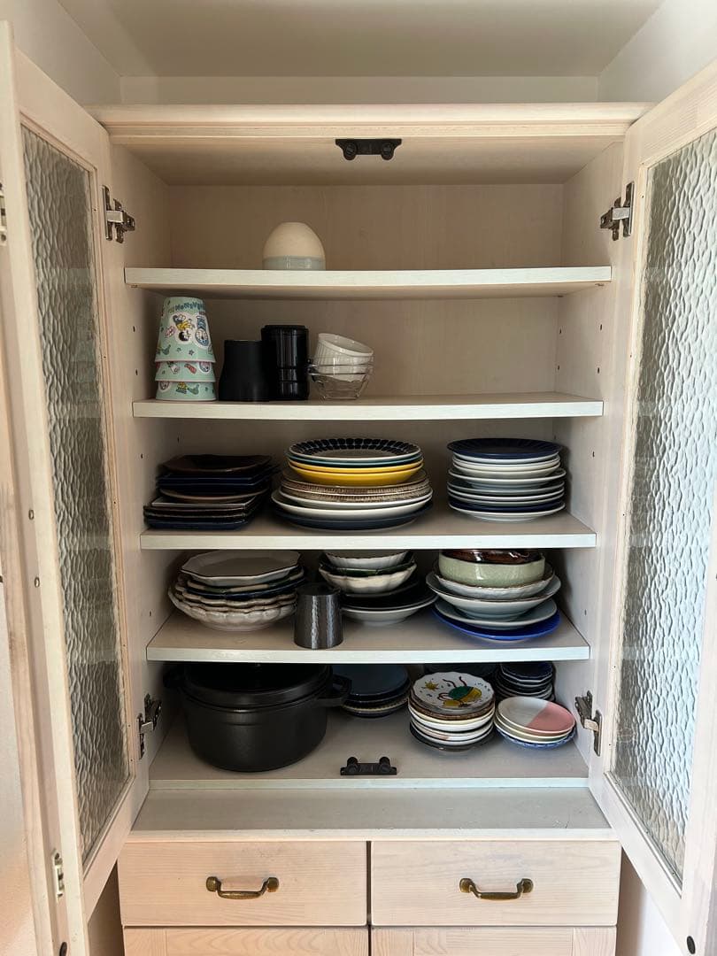 食器棚　マナベインテリアハーツ 【食器類は付属しません】