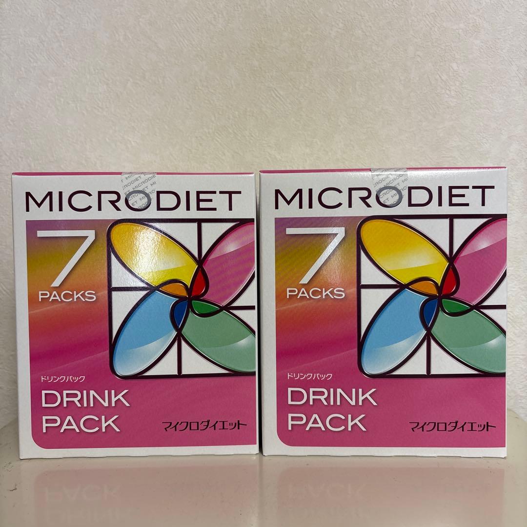 マイクロダイエットMICRODIET ダイエットドリンク 7 袋入り 2箱