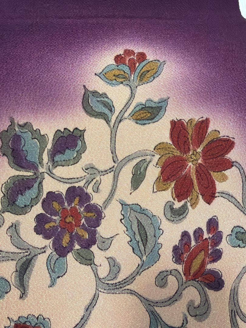 名古屋帯 染帯　正絹