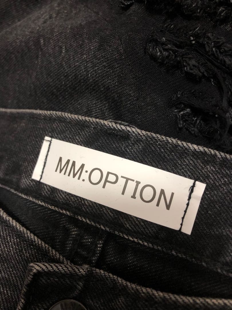 mmoptionダメージデニムパンツ　MM:OPTION