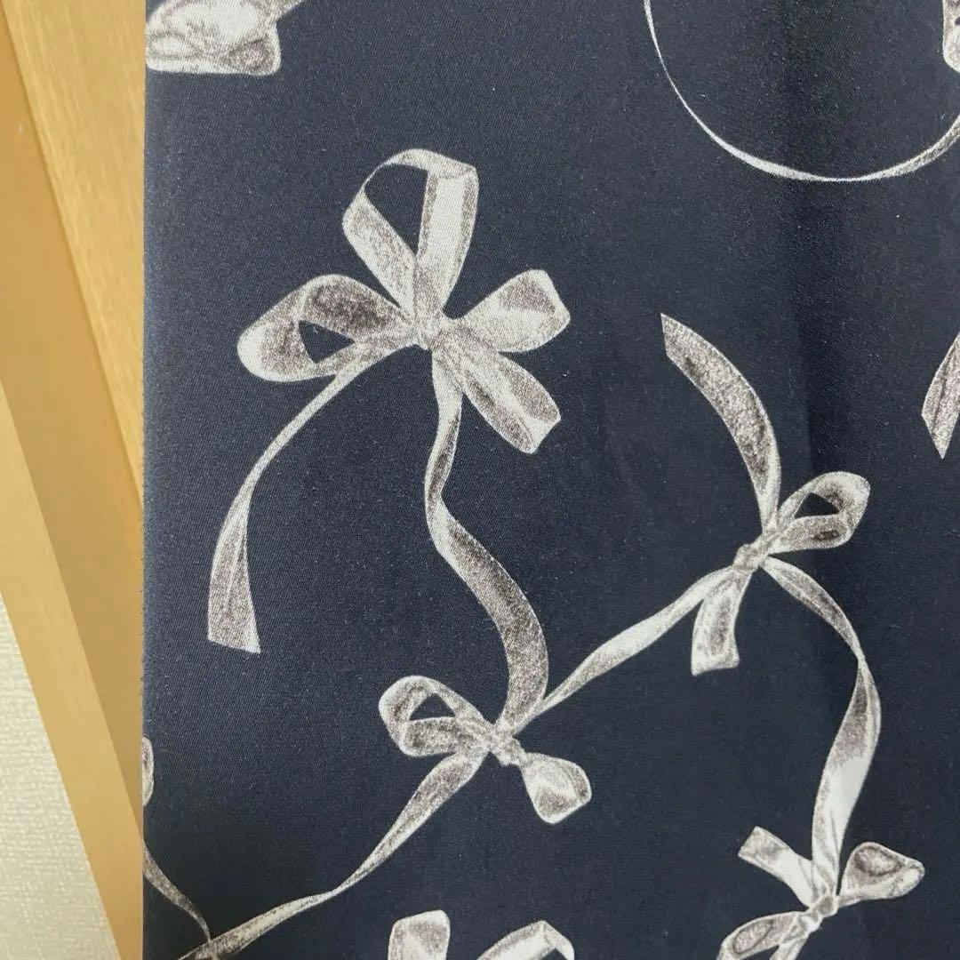 SNIDEL スナイデル　Sustainableリボンプリントワンピース