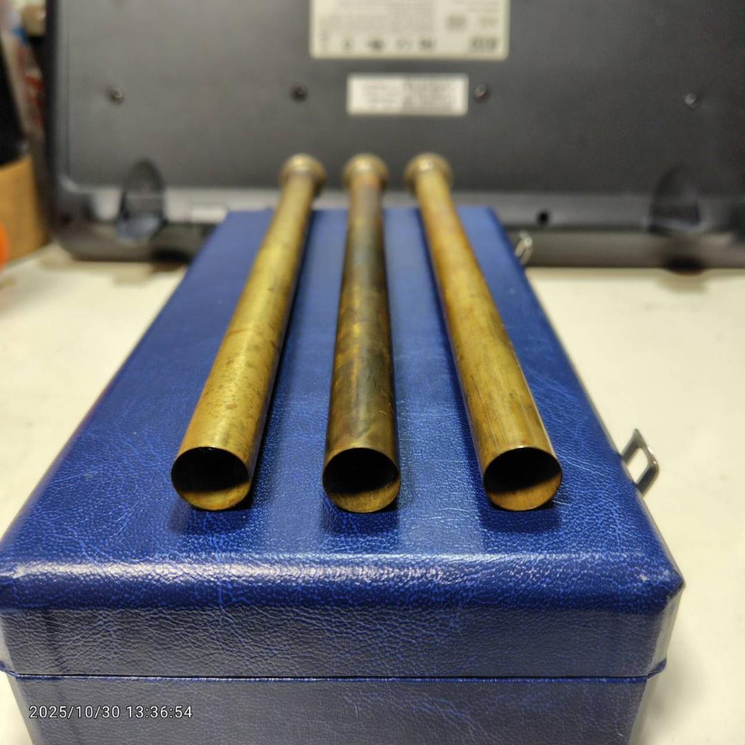 Edwardsバストロンボーン マウスパイプ 3本セット(真鍮製)