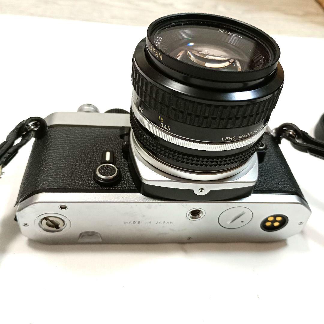 フィルム一眼レフNikon FM+非Ai Nikkor 50mm f1.4　中古