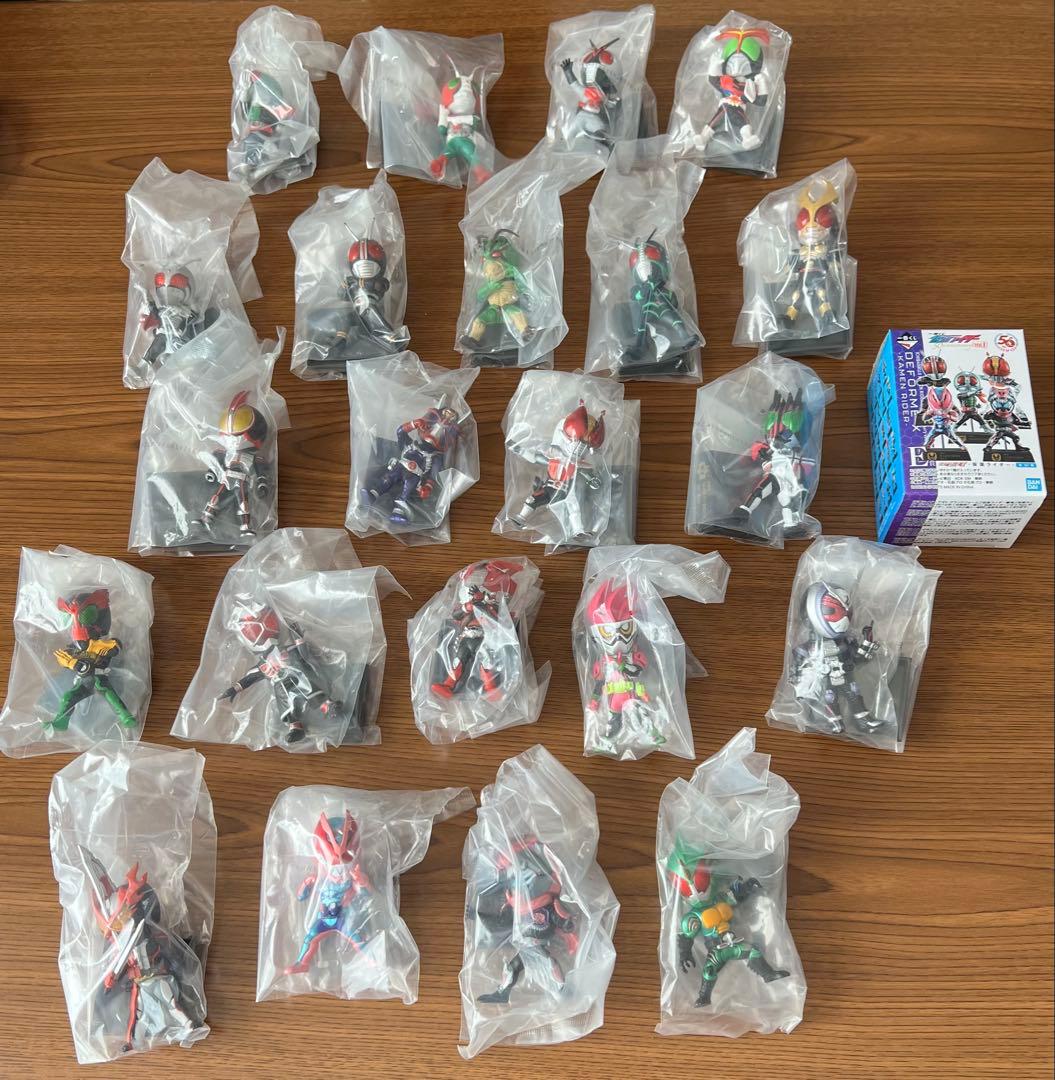 一番くじ　仮面ライダー　50thアニバーサリー DEFORMEX コンプセット