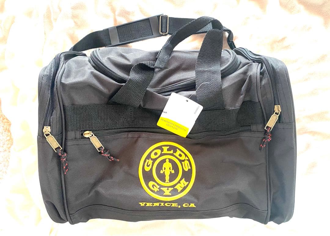 ゴールドジムGold's Gym★ダッフルバッグLA本部限定★中サイズ未使用新品