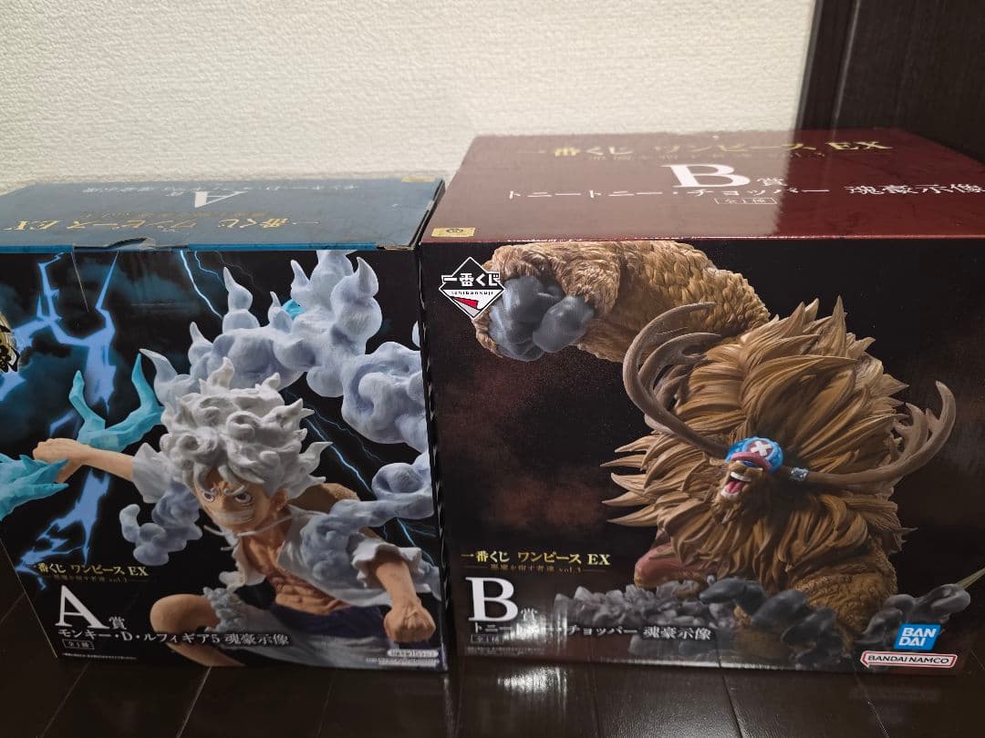 ワンピースEX 一番くじ　A賞 ルフィギア5　B賞 チョッパー　セット
