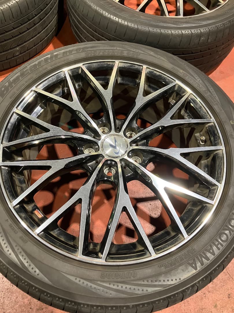 ①レオニスMX 18インチ　7J 114.3 インセット53 2本