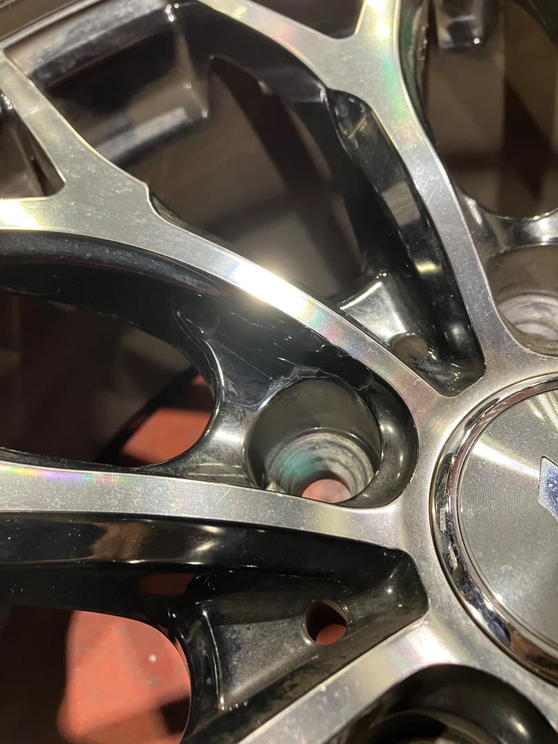 ①レオニスMX 18インチ　7J 114.3 インセット53 2本