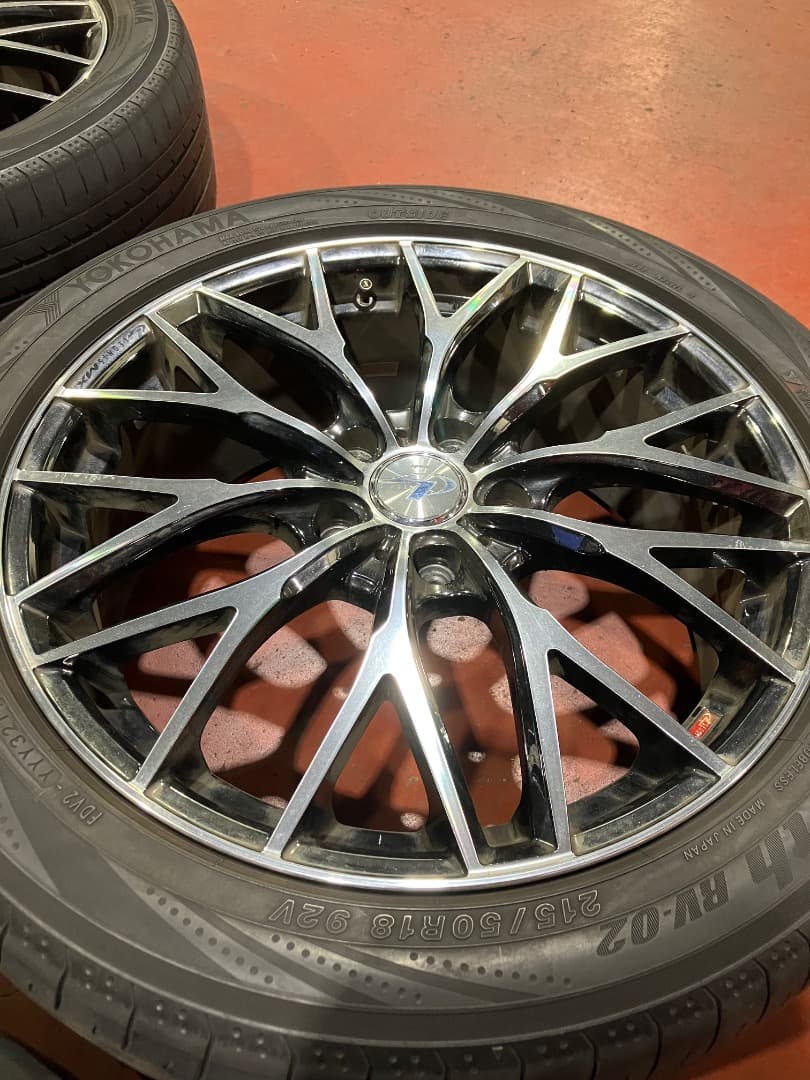 ①レオニスMX 18インチ　7J 114.3 インセット53 2本