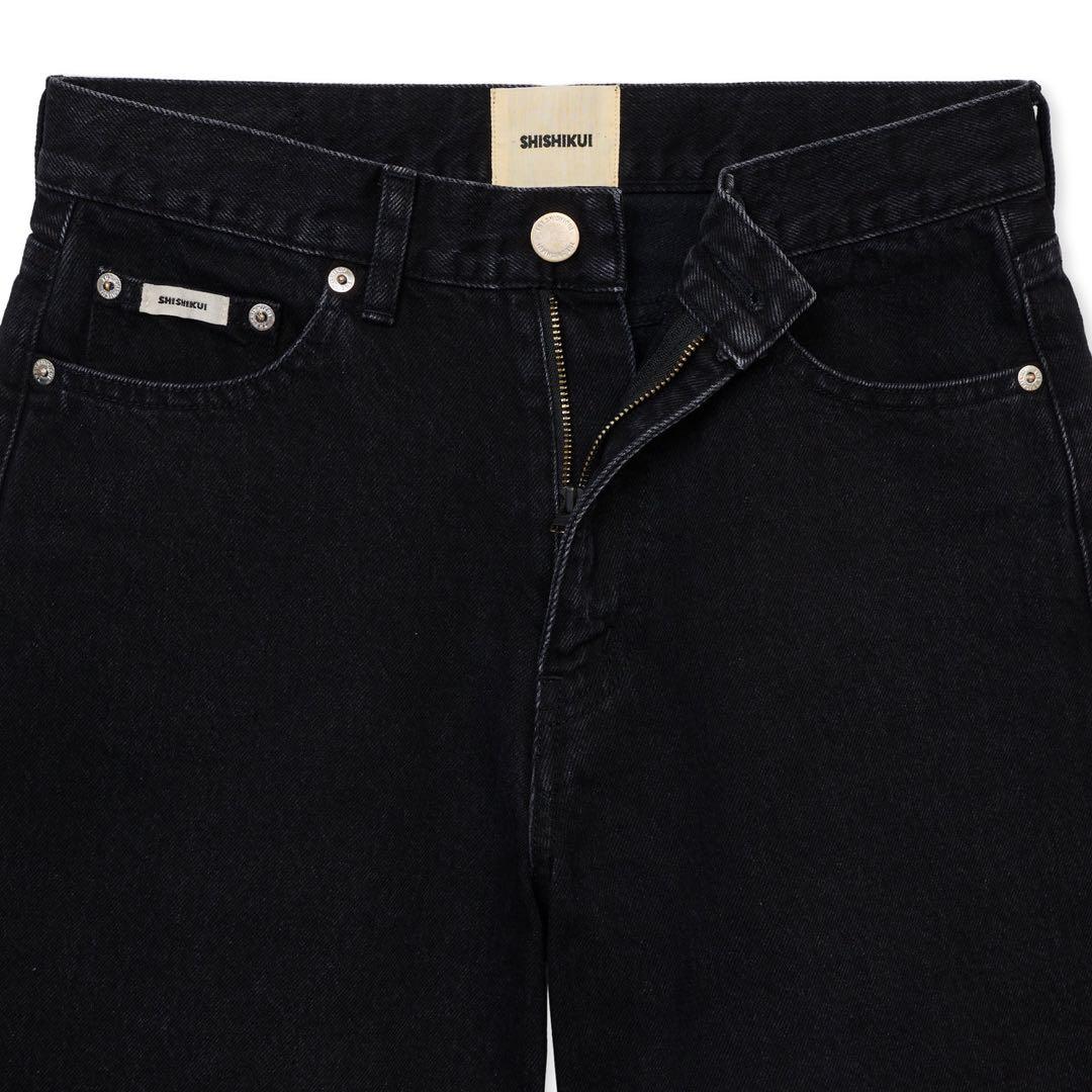 パンツ SHISHIKUI Short jean / BLACK