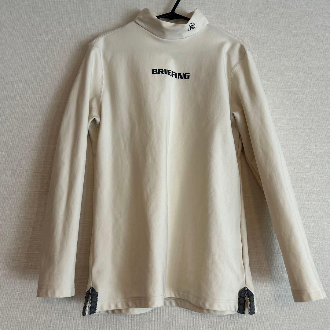 サイズMブリーフィング ゴルフ長袖モックネックシャツ