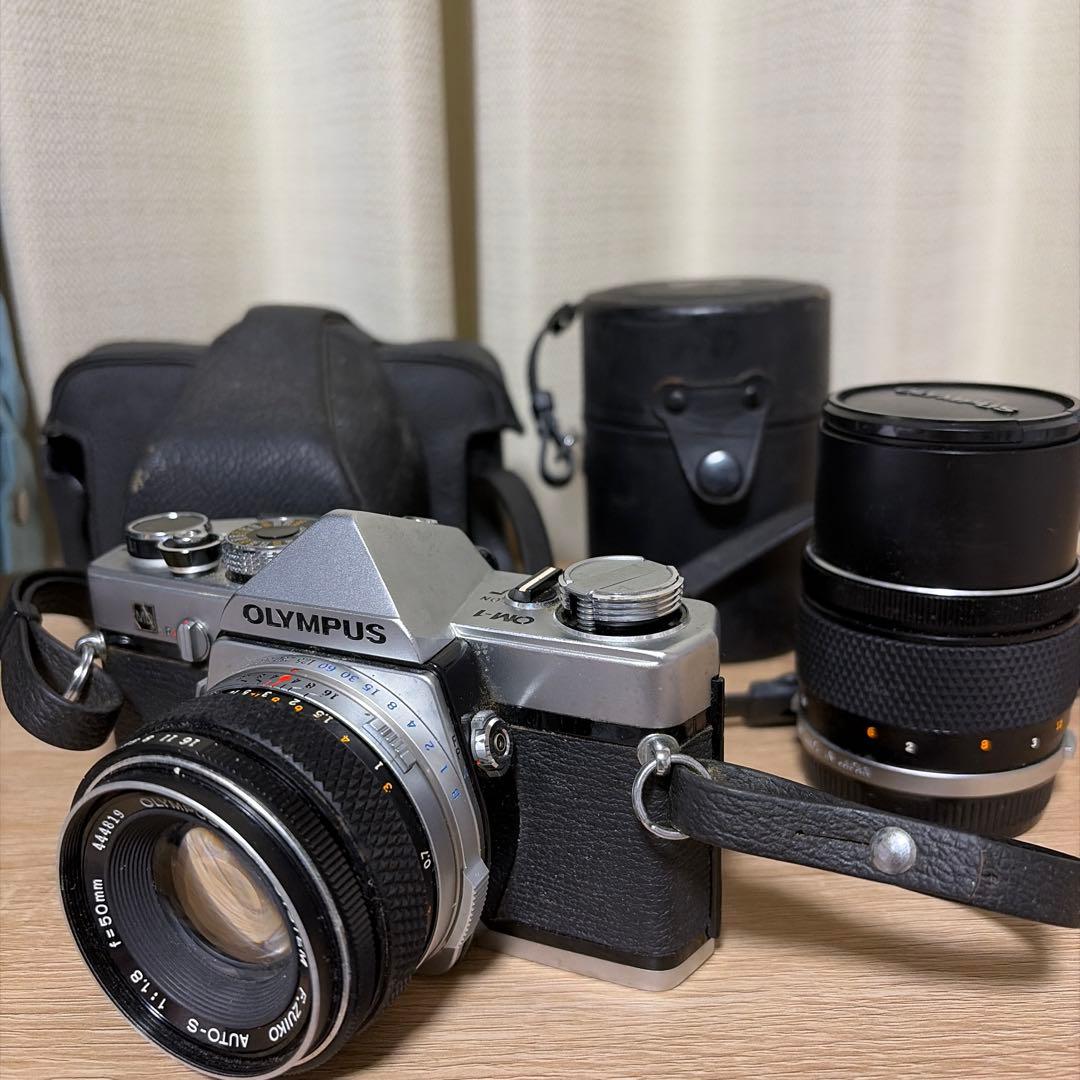 【ジャンク】OLYMPUS OM-1 フィルム一眼 レンズセット